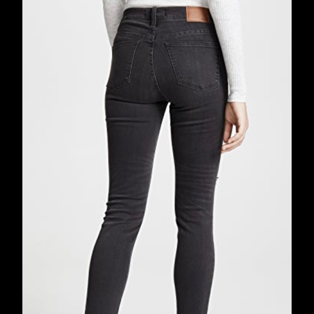 Madewell Skinny High Riser Jeans in Black